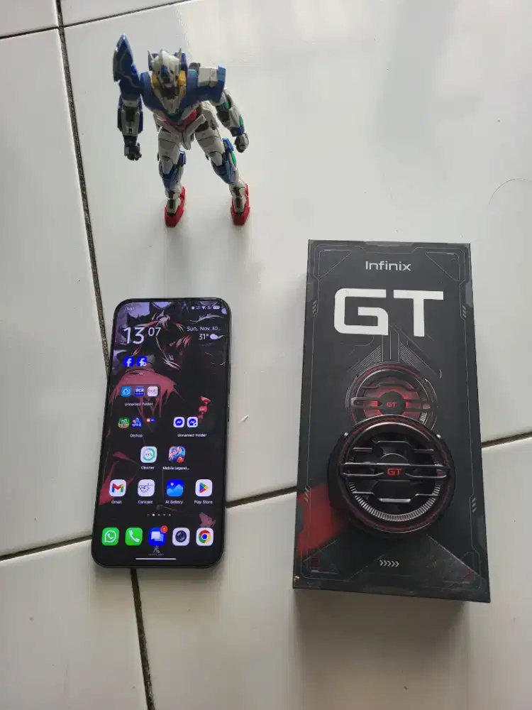 Infinix GT 30 Pro 12/512 Shadow Ash + Cooller bawaan