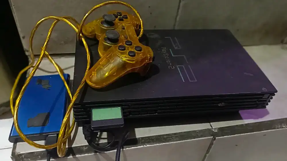 PS2 FLAT/TEBAL + HARDIST + STIK 1 masih hidup