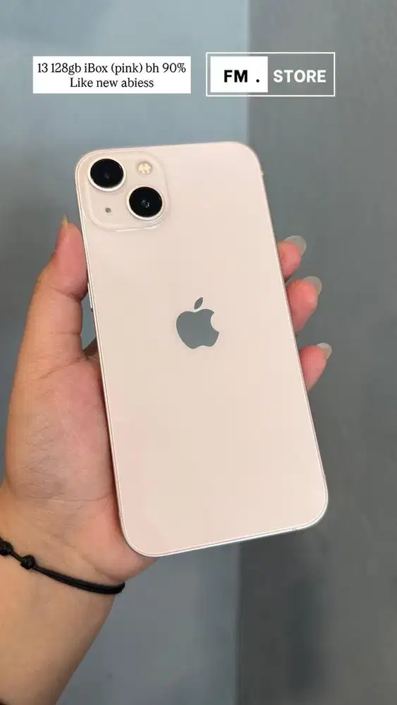 Iphone 13 128gb iBox pink rare unit. Tukar tambah bisa