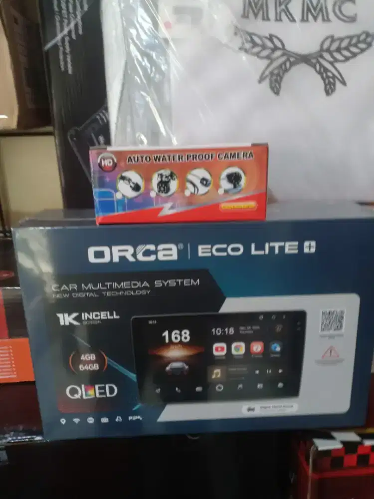 Android orca Layar Qled 9inchi Ram4/64Gb+Camera+Psang