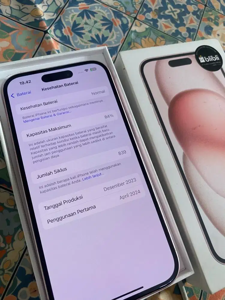 DIJUAL IPHONE 15 128 GB BLIBLI