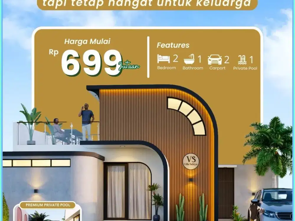 RUMAH VILLA MEWAH YOGYAKARTA DEKAT MALIOBORO AREA BANTUL