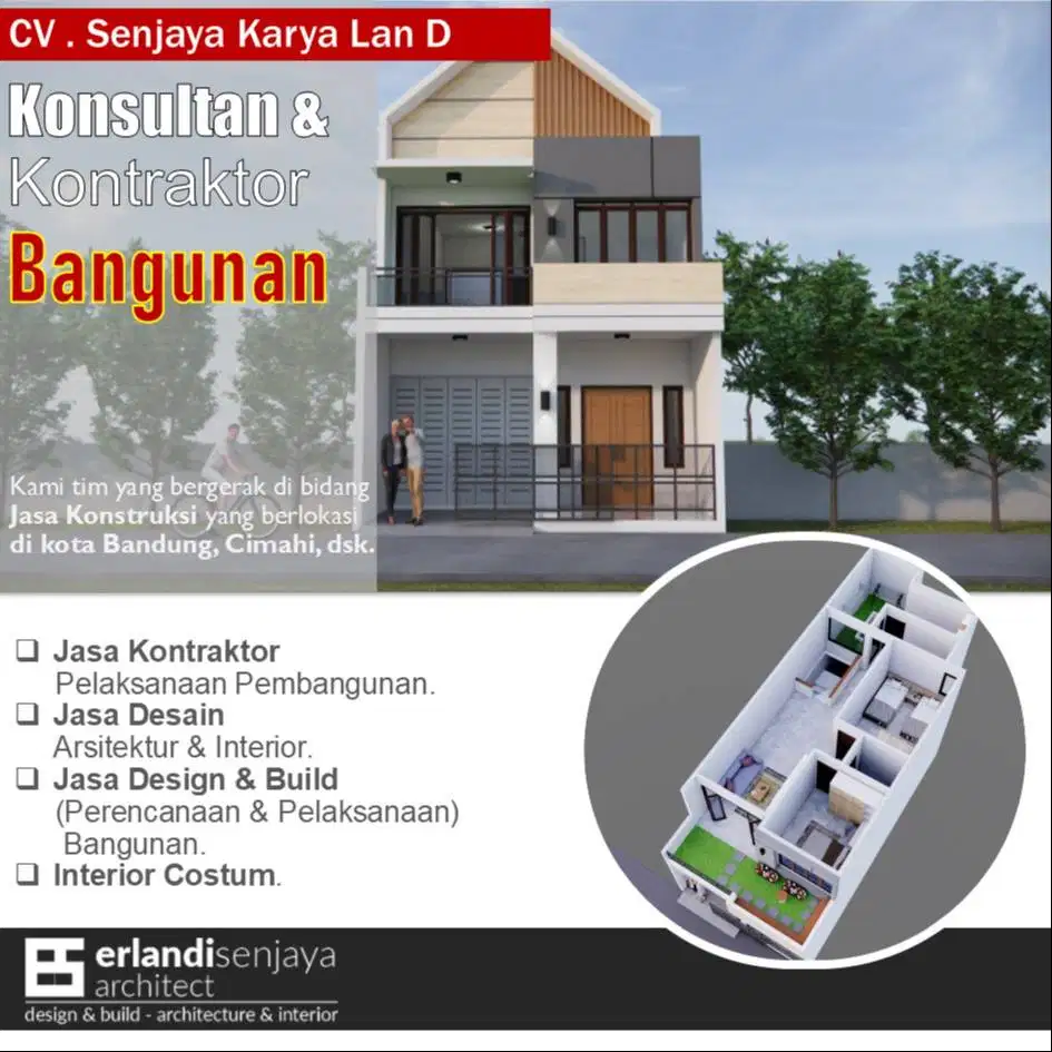 Jasa Arsitek & Interior/ Kontraktor/ Renovasi/ Tukang/ Kitchen Set