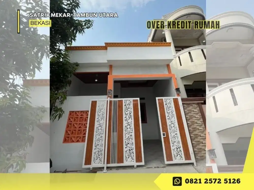 Rumah Over Kredit dkt Stasiun Tambun 48JT di Griya Kota Bekasi