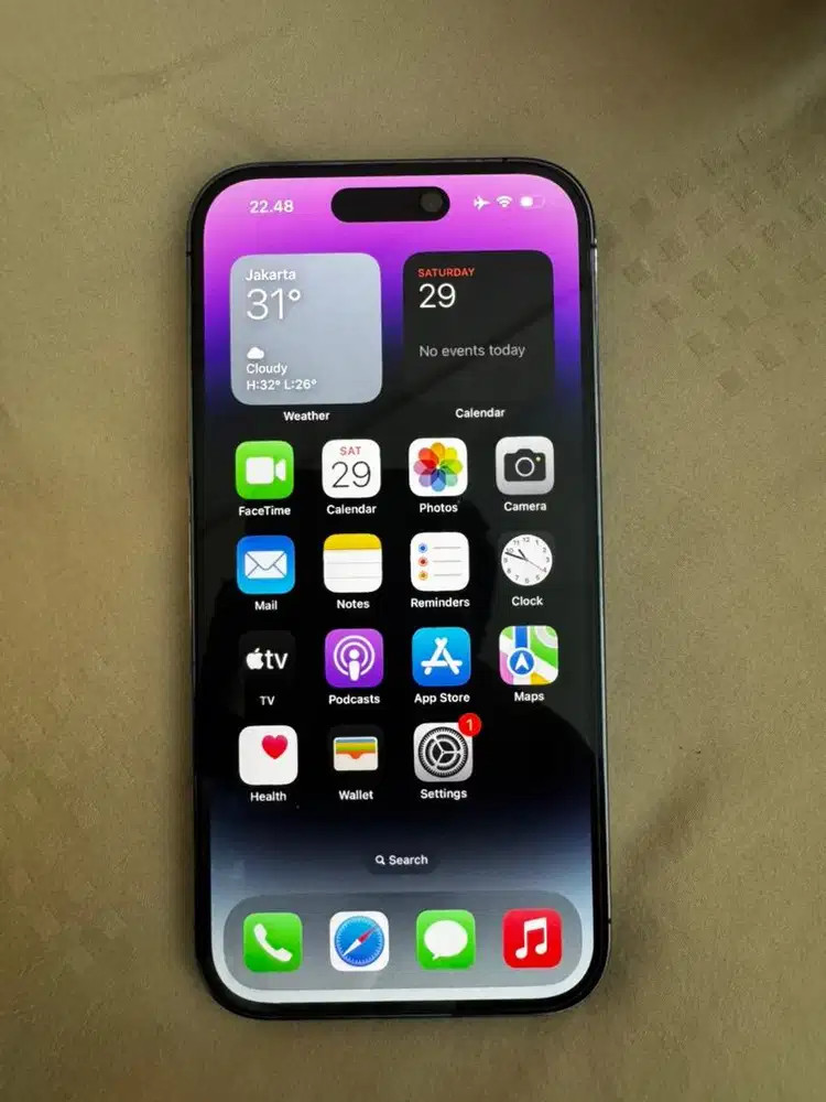 Jual Cepat Iphone 14 Pro 256 gb Ibox pemakaian pribadi