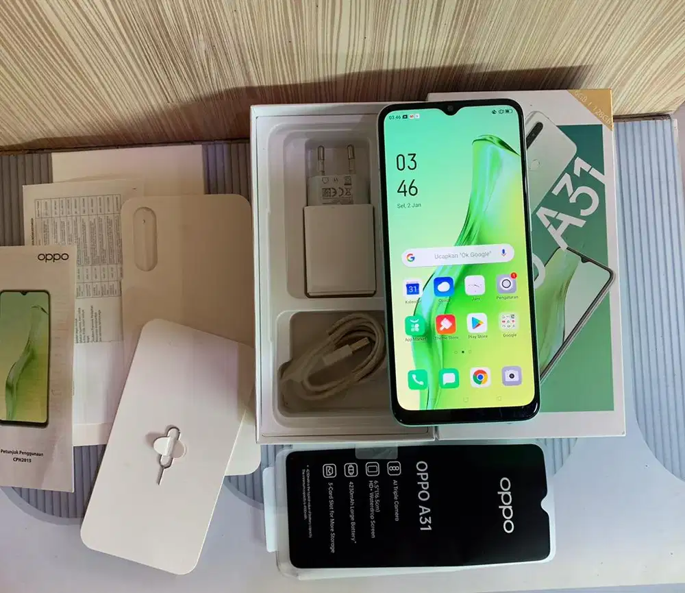 oppo A31 6/128 Mulus resmi Original