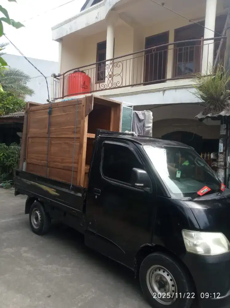 Jasa pindahan barang rumah kontrakan pakai pickup losbak