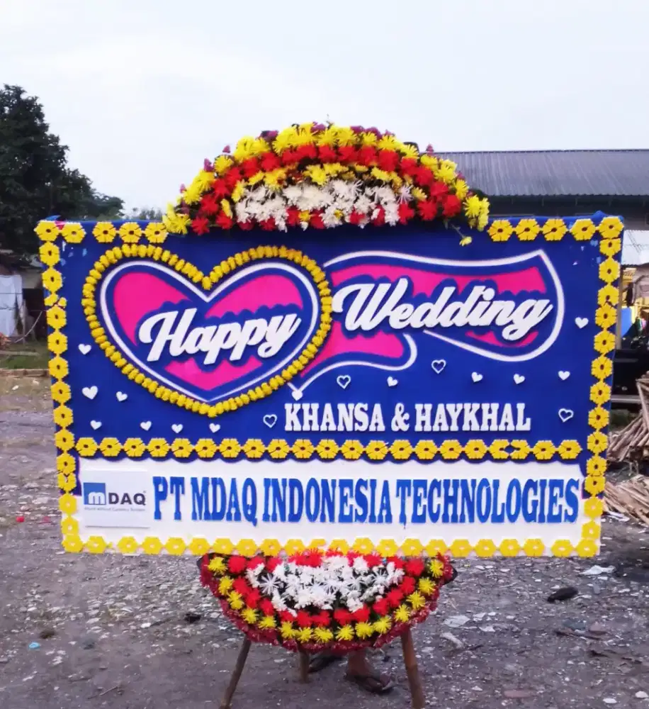 Karangan Ucapan Bunga Papan