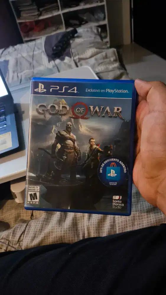 Kaset bd God of war ps4