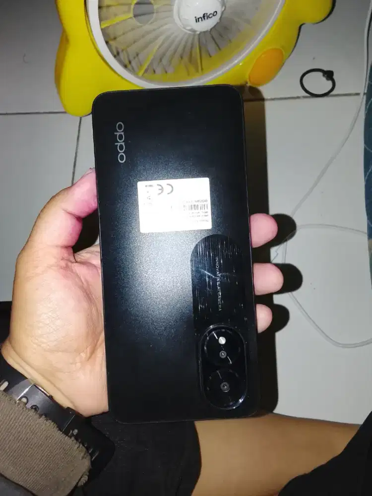 Oppo A18 minus batre kembung