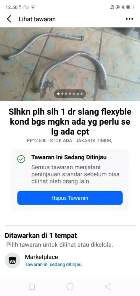 Slhkn plh slh 1 dr slangflexyble kmr mandi kond bgs hrg murah sj cpt