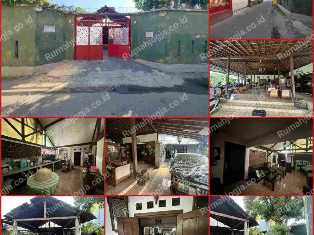 rumah tanah luas pusat kota Mantrijeron kodya