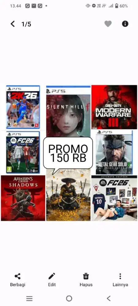 Game ps5 paling murah se cinere