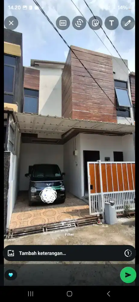 Dijual cepat dan murah rumah 2 lantai