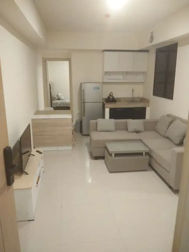 Disewakan apartemen 2 kamar 1 kamarmandi