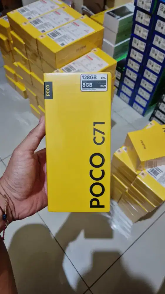 Poco c71 4+4/128 new garansi resmi