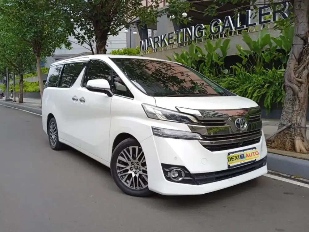 (KM30000)TOYOTA VELLFIRE G ATPM 2018 NIK 2017  KAYA BARU KM RENDAH!!