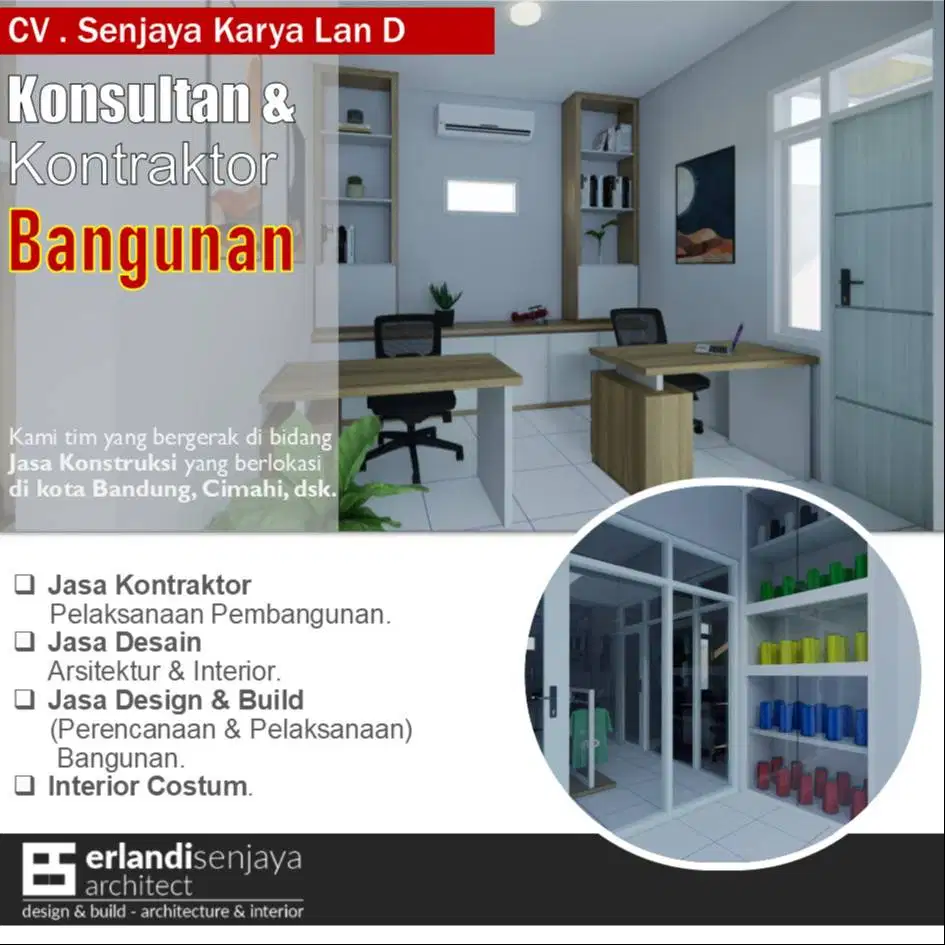 Jasa Arsitek & Interior/ Kontraktor/ Renovasi/ Tukang/ Kitchen Set