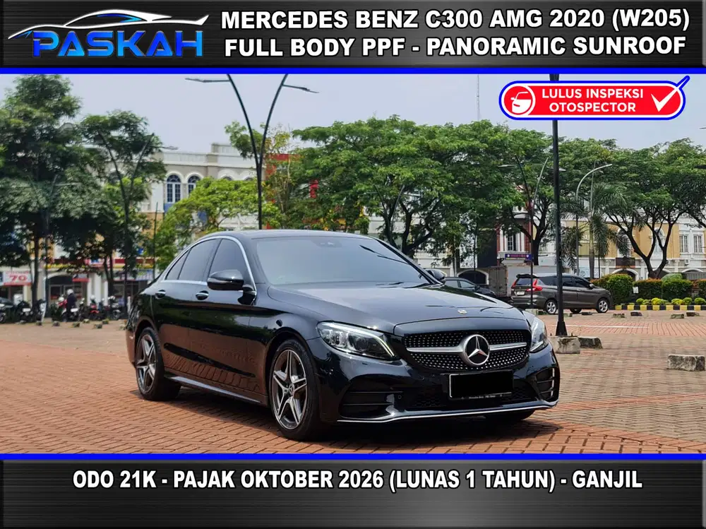 Sunroof PPF TAX=oktober-26 Mercedes Benz C300 AMG 2020 c 300 AMG 2020