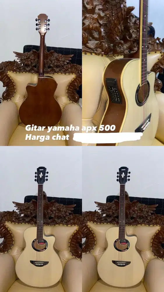 Yamaha APX500 – Akustik Elektrik Mulus Siap Pakai