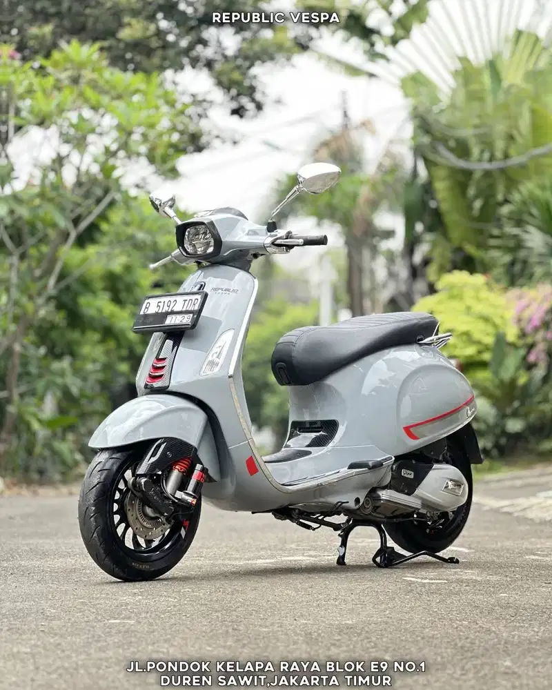 TERMURAH VESPA SPRINT S150 IGET ABS LED TH 2019 WARNA GREY AVEO