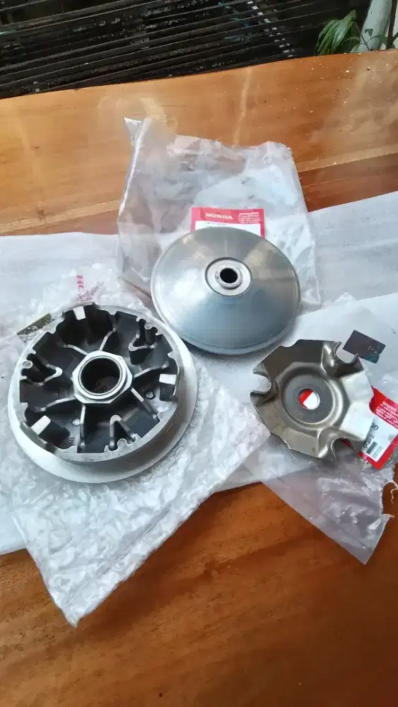 Pulley custom ADV160 original sdh bubut derajat + interlock satu set