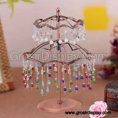 tempat anting tembaga bentuk pohon