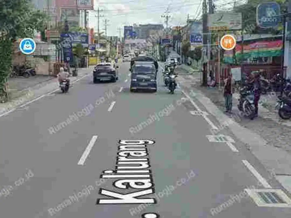 tanah istimewa pinggir jalan raya Kaliurang KM 6 cocok usaha ruko