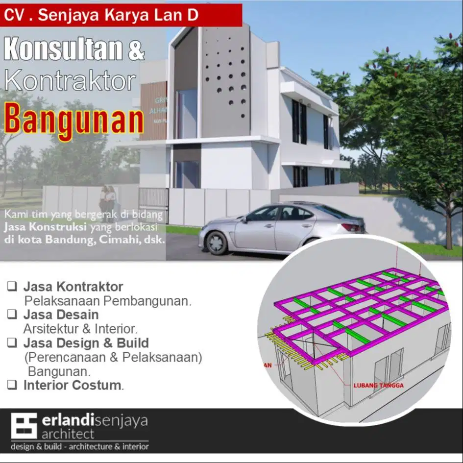 Jasa Arsitek & Interior/ Kontraktor/ Renovasi/ Tukang/ Kitchen Set