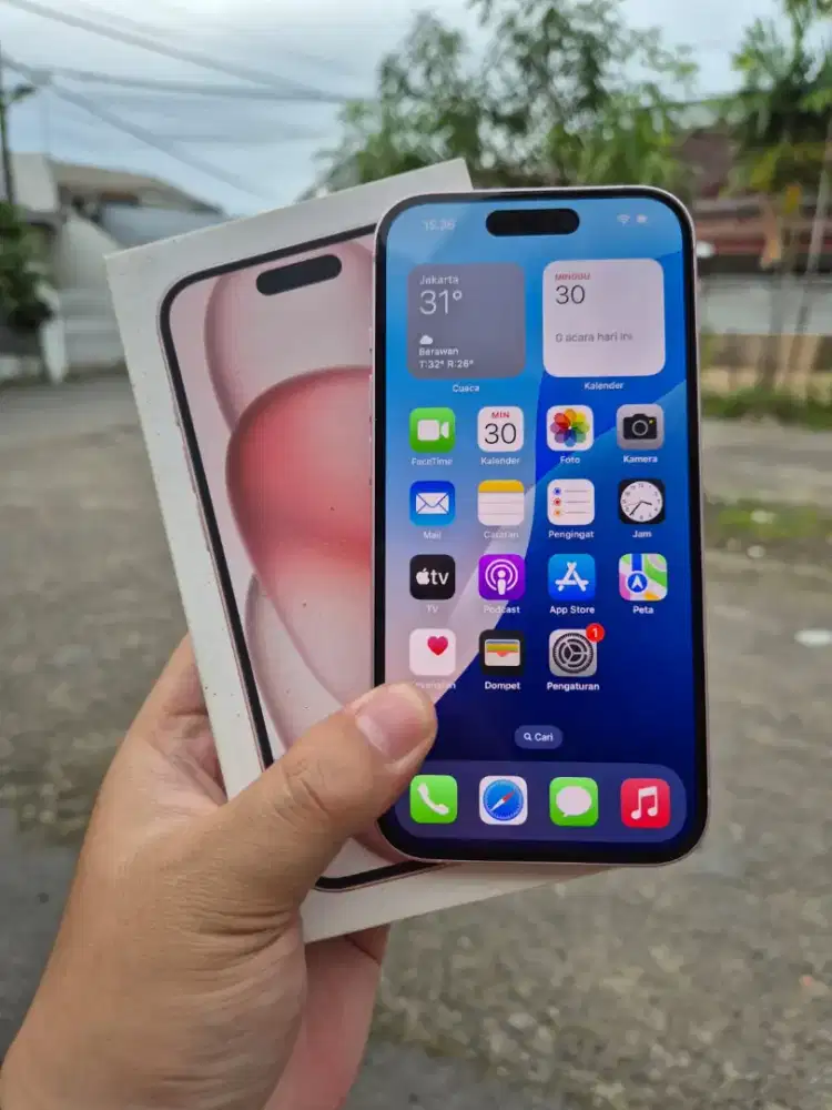 Iphone 15 128 Pink IBOX On Garansi BH87