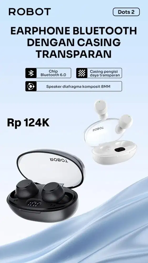 HEADSET NIRKABEL ROBOT DOTS2