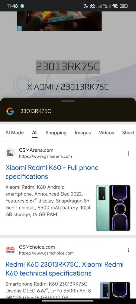 REDMI K60 BATANGAN BEACUKAI