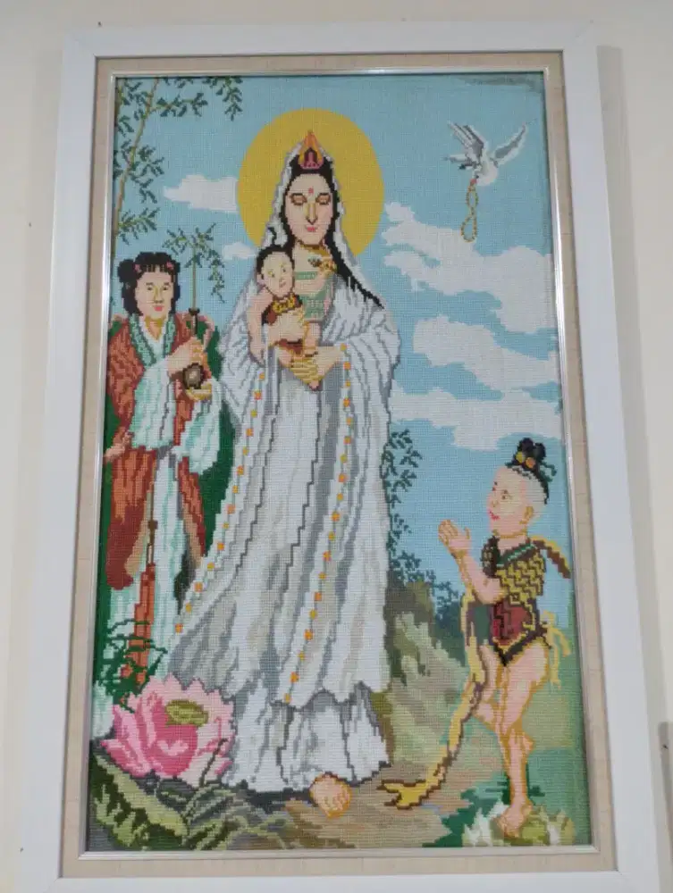 Kristik gambar dewi Kwam Im