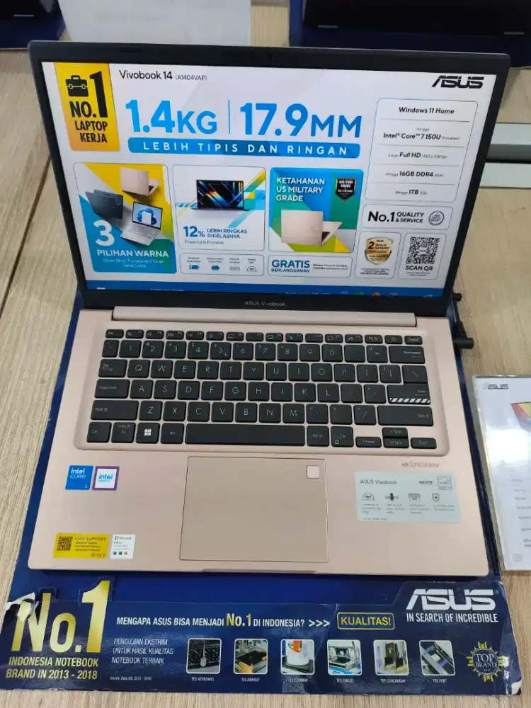 ASUS VIVOBOOK 14 INTEL CORE 5 PROMO CUCI GUDANG DARI HARGA 4JUTAAN AJA