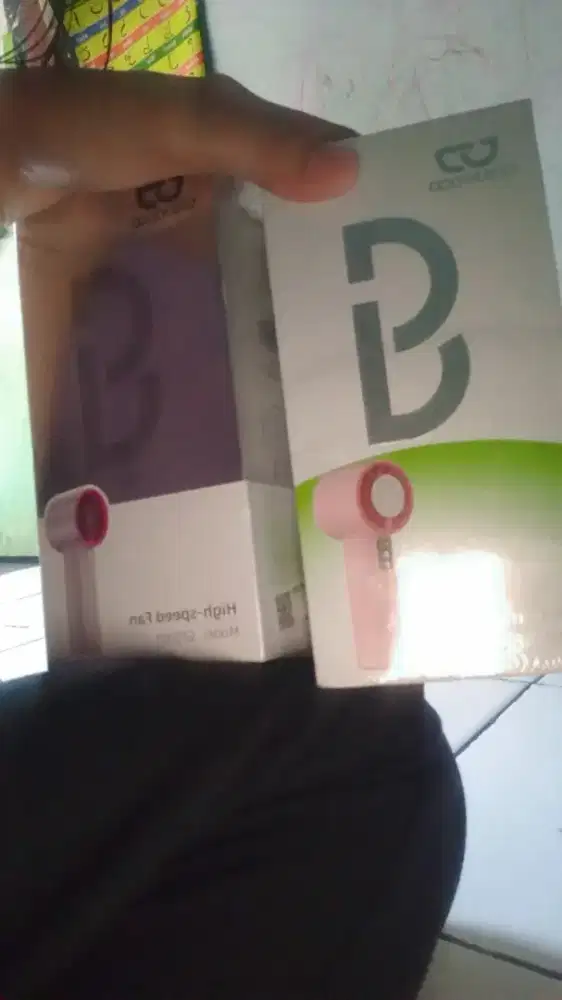 2 PCS KIPAS ANGIN PORTABLE MERK GOOJODOQ