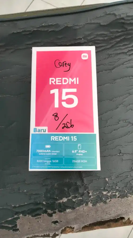 Xiaomi redmi 15 (8/256) new spesial promo