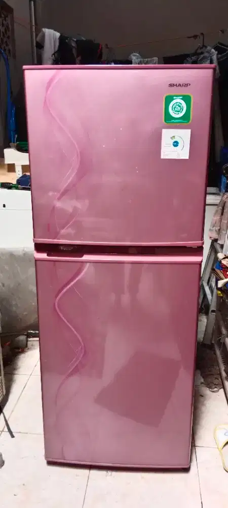 JUAL KULKAS 2 PINTU MERK SHARP KIREI 2 SECOND