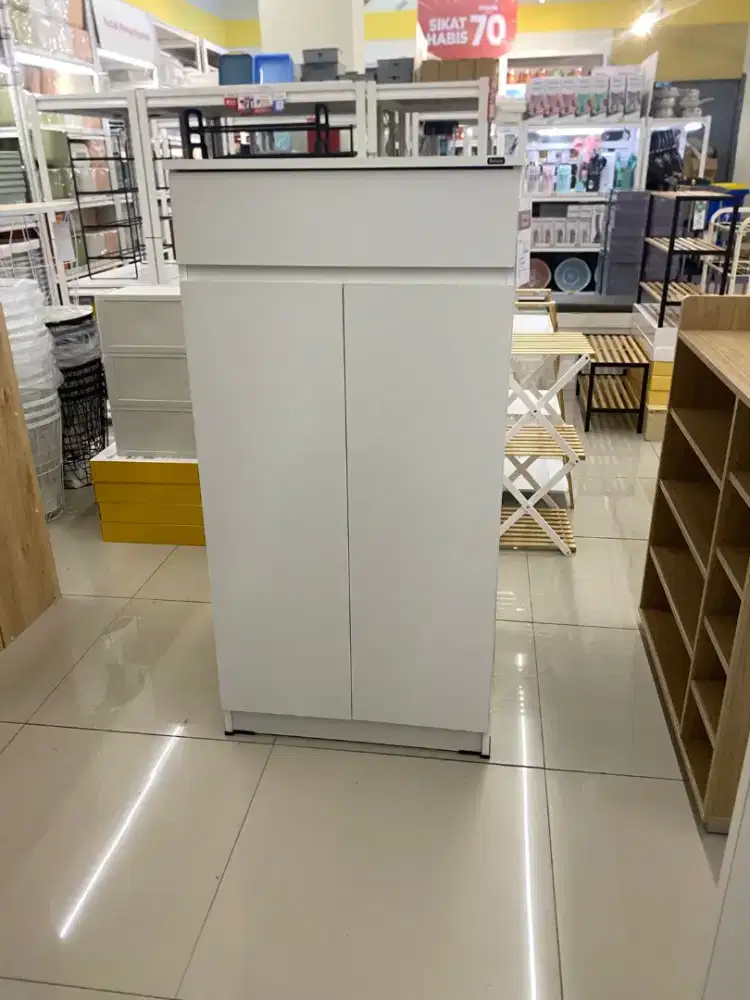 Ciara shoe cabinet white