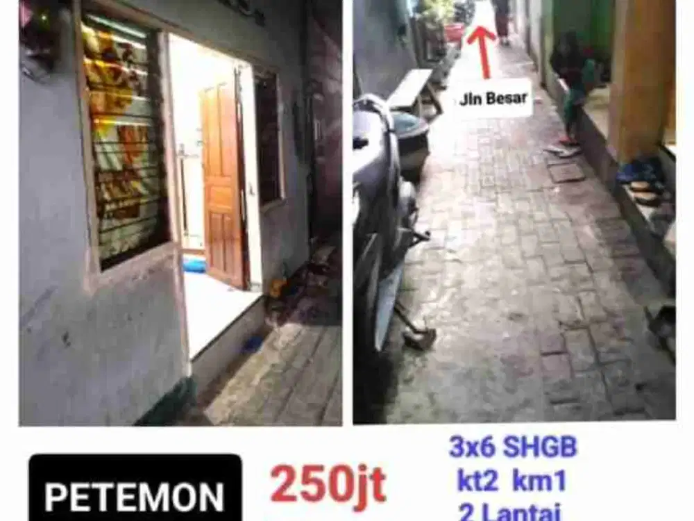 Rumah Murah siap Huni di Petemon, Sby Pusat