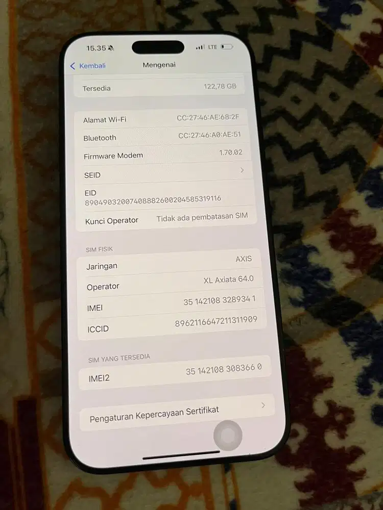 Iphone 16 pro max 256gb ibox lengkap