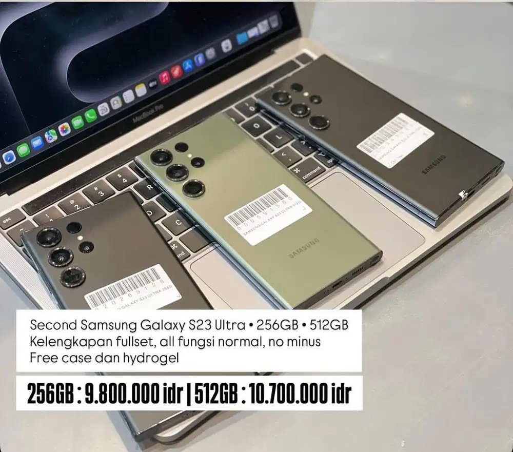 Samsung S23 ultra 12/512 garansi resmi SEIN