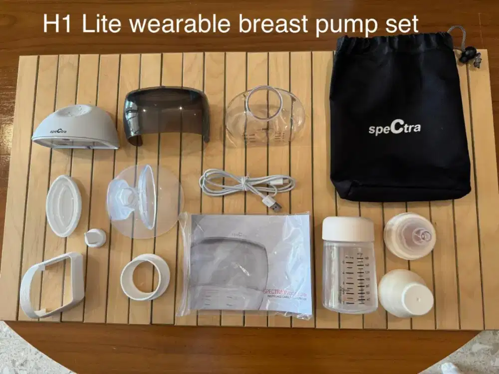 Spectra H1 Lite wearable breast pump set