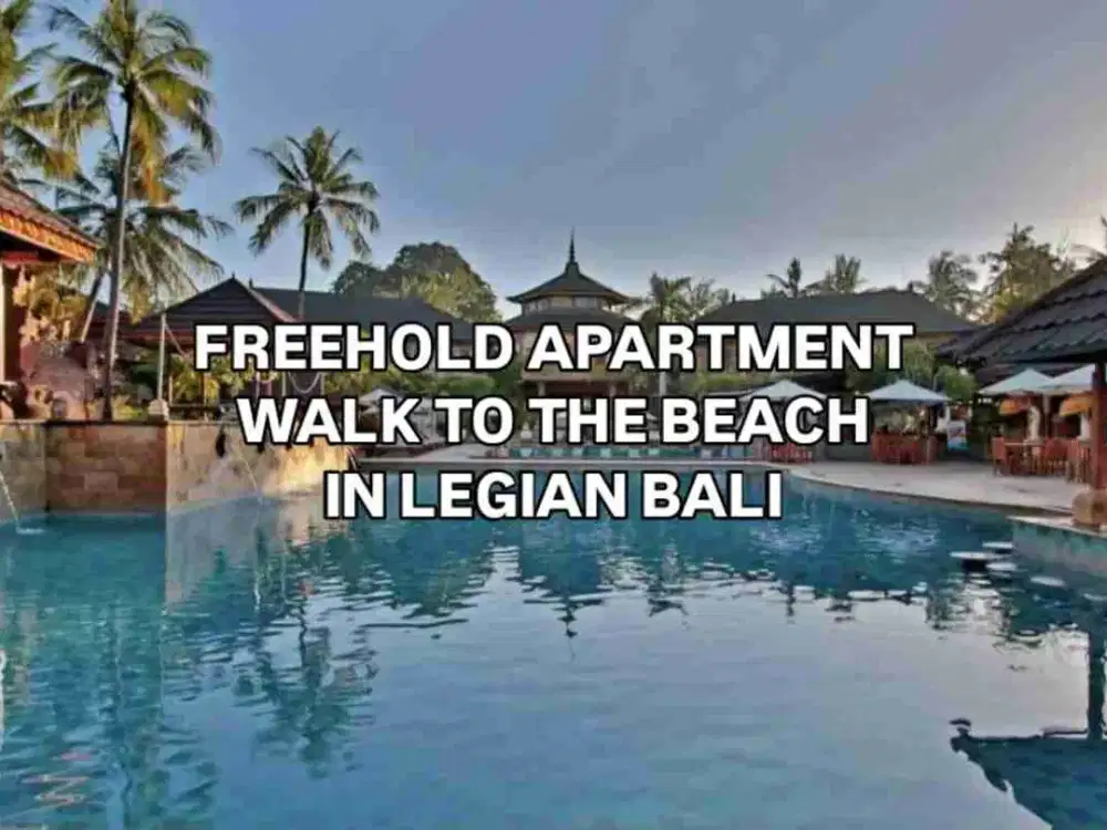 Apartement 2 Unit Jalan Kaki ke Pantai di Lokasi Wisata Legian Kuta Bali