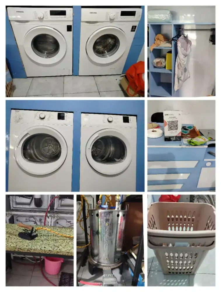 JUAL PERLENGKAPAN USAHA LAUNDRY MESIN CUCI DLL