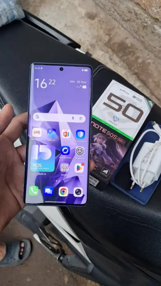 Infinix note 50s 5G+ , Fullset orian