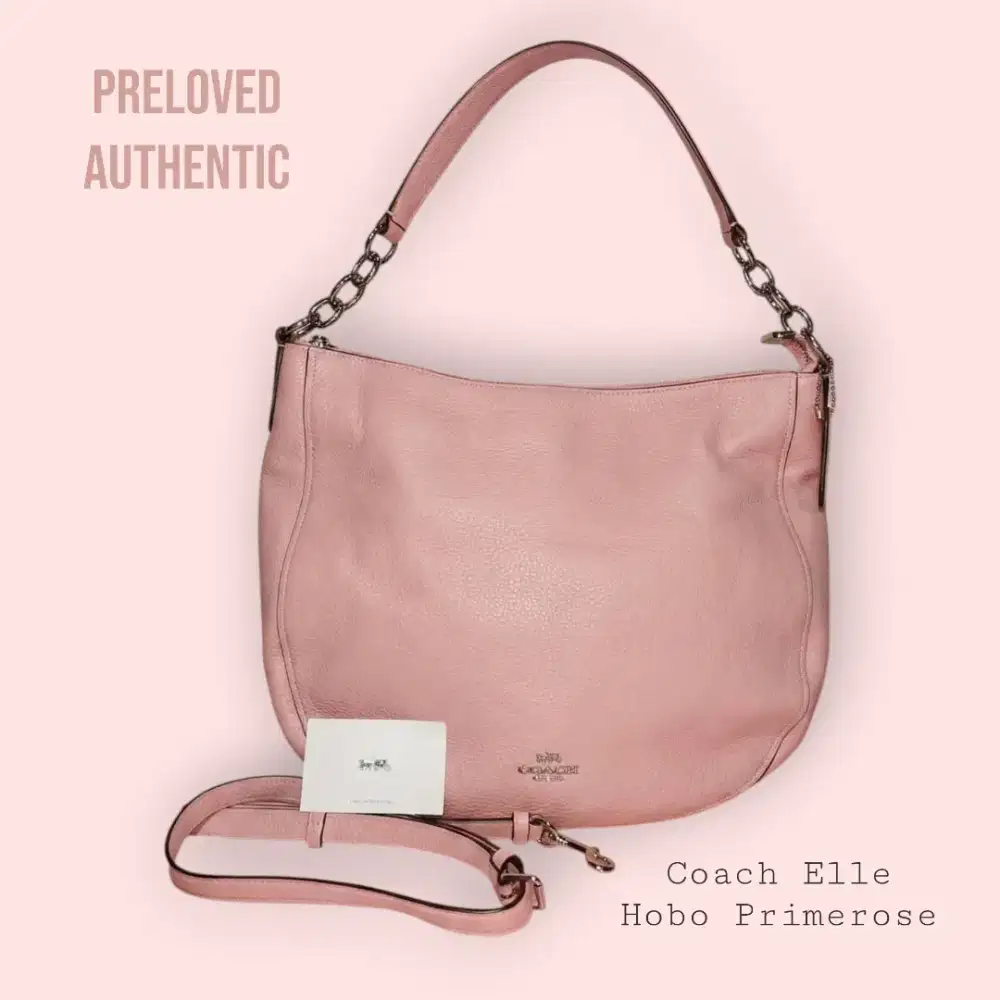 PreLoved Authentic Coach Elle Hobo Primerose
