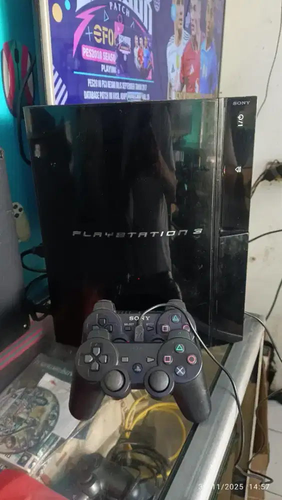PS3 fat normal HDD 160gb full game