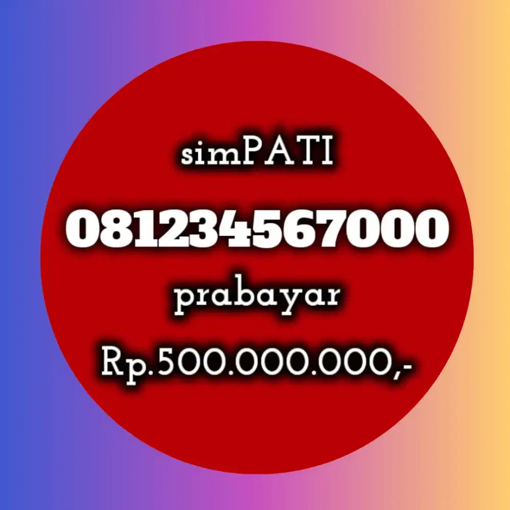 NOMOR CANTIK SIMPATI 7000