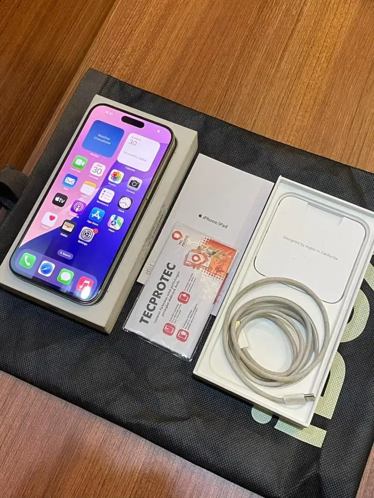 iPhone 15 Pro Max 512GB Natural Titanium Ex Garansi iBox