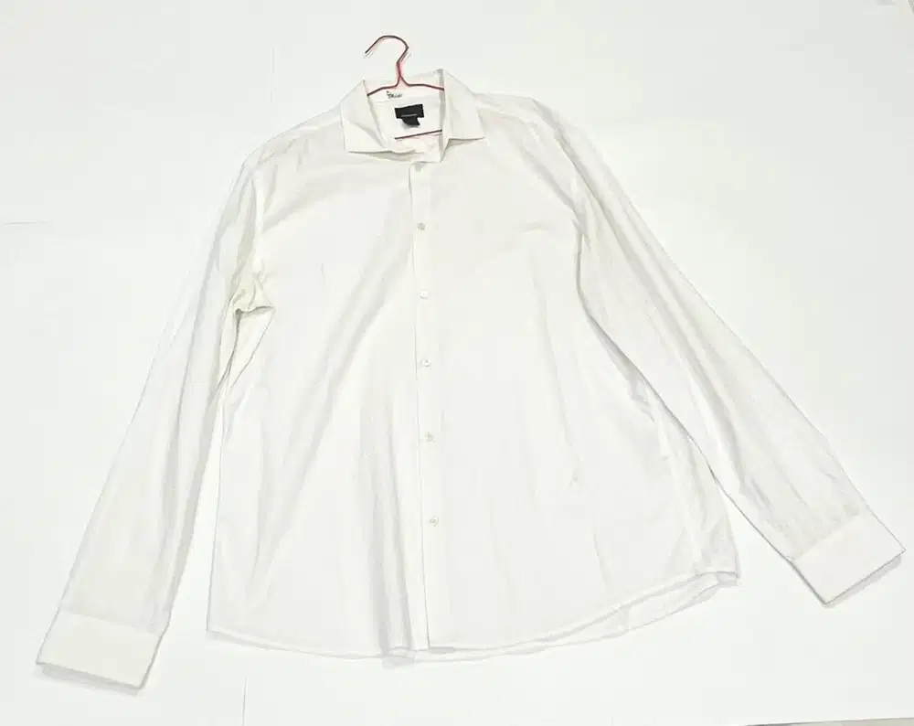 Kemeja Putih Lengan Panjang H&M